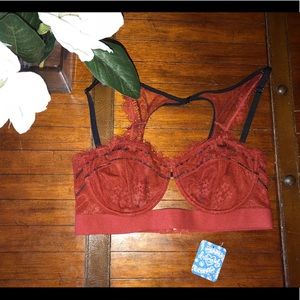 Free People Hour of Dawn Underwire Demi Bra Sz 34D